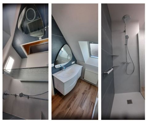 RÉNOVATION COMPLÈTE DE SALLE DE BAIN AVEC SCOTTI